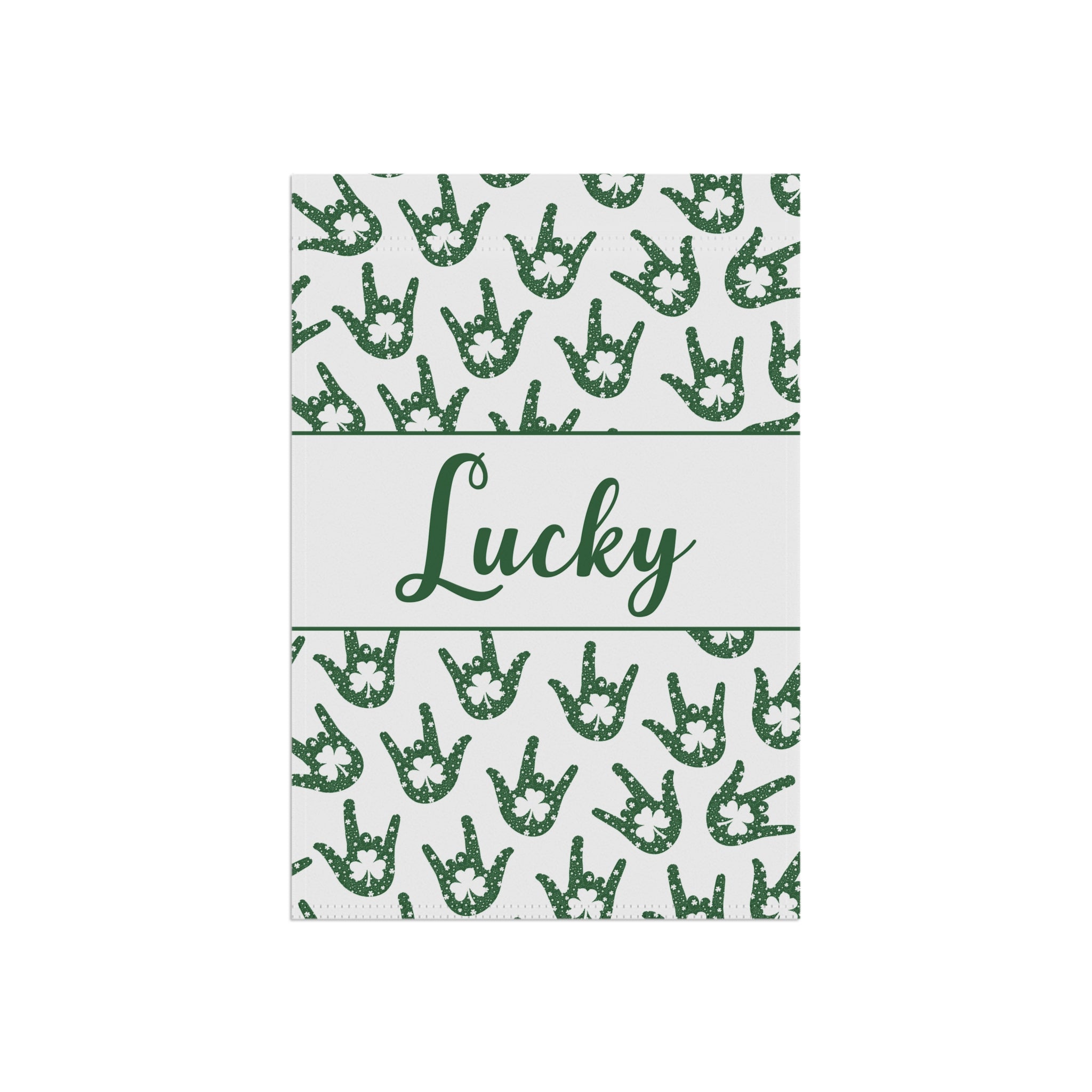 Lucky to be Loved Garden Banner