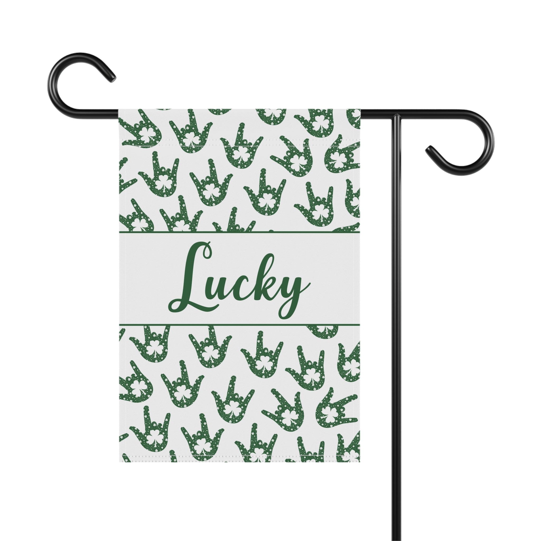 Lucky to be Loved Garden Banner